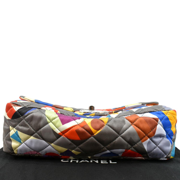 Chanel Printed Coco Color Flap Small Nylon Shoulder Bag - Bottom