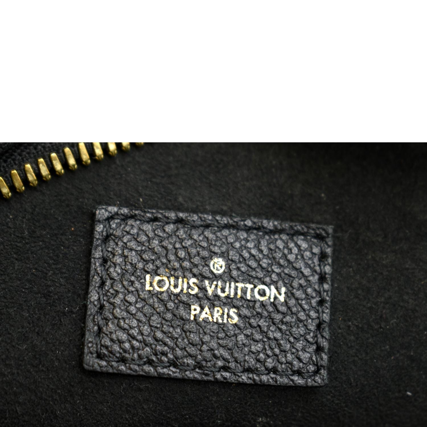 LOUIS VUITTON Bag MONOGRAM EMPREINTE BOîte Chapeau Souple MM Black M45649  #306