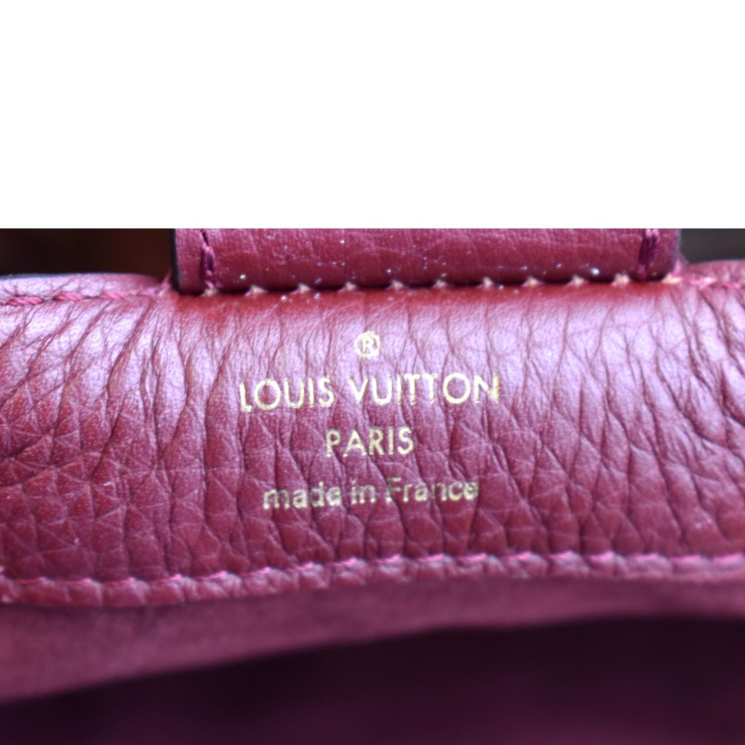 Brittany leather handbag Louis Vuitton Brown in Leather - 31833320