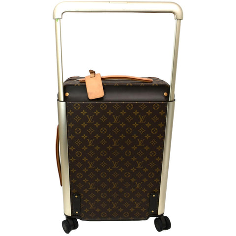 LOUIS VUITTON Horizon 55 Monogram Canvas Rolling Suitcase Brown