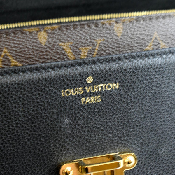 LOUIS VUITTON Victoire Monogram Canvas Crossbody Bag Black