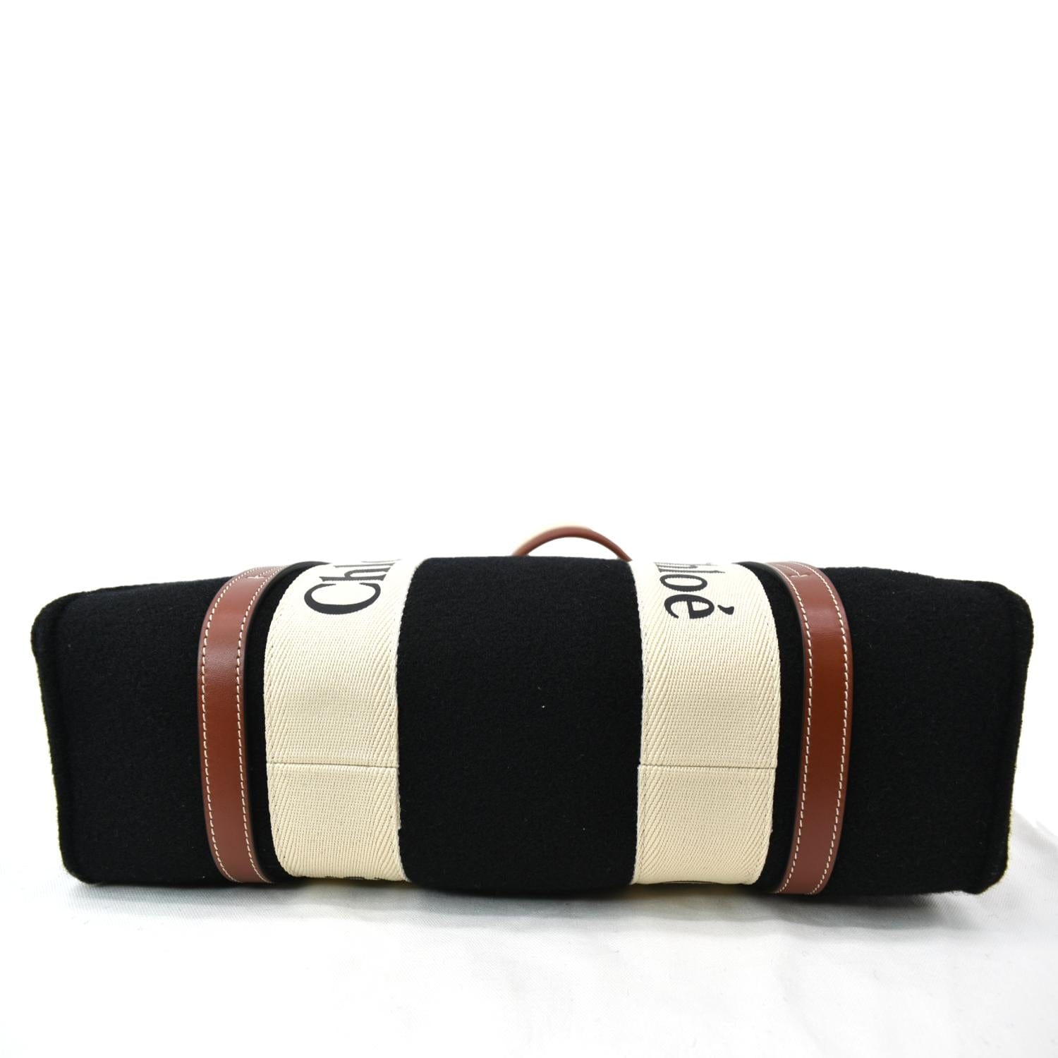 Chloé WOODY MEDIUM TOT Woody Medium Tote Bag in Linen | Neiman Marcus