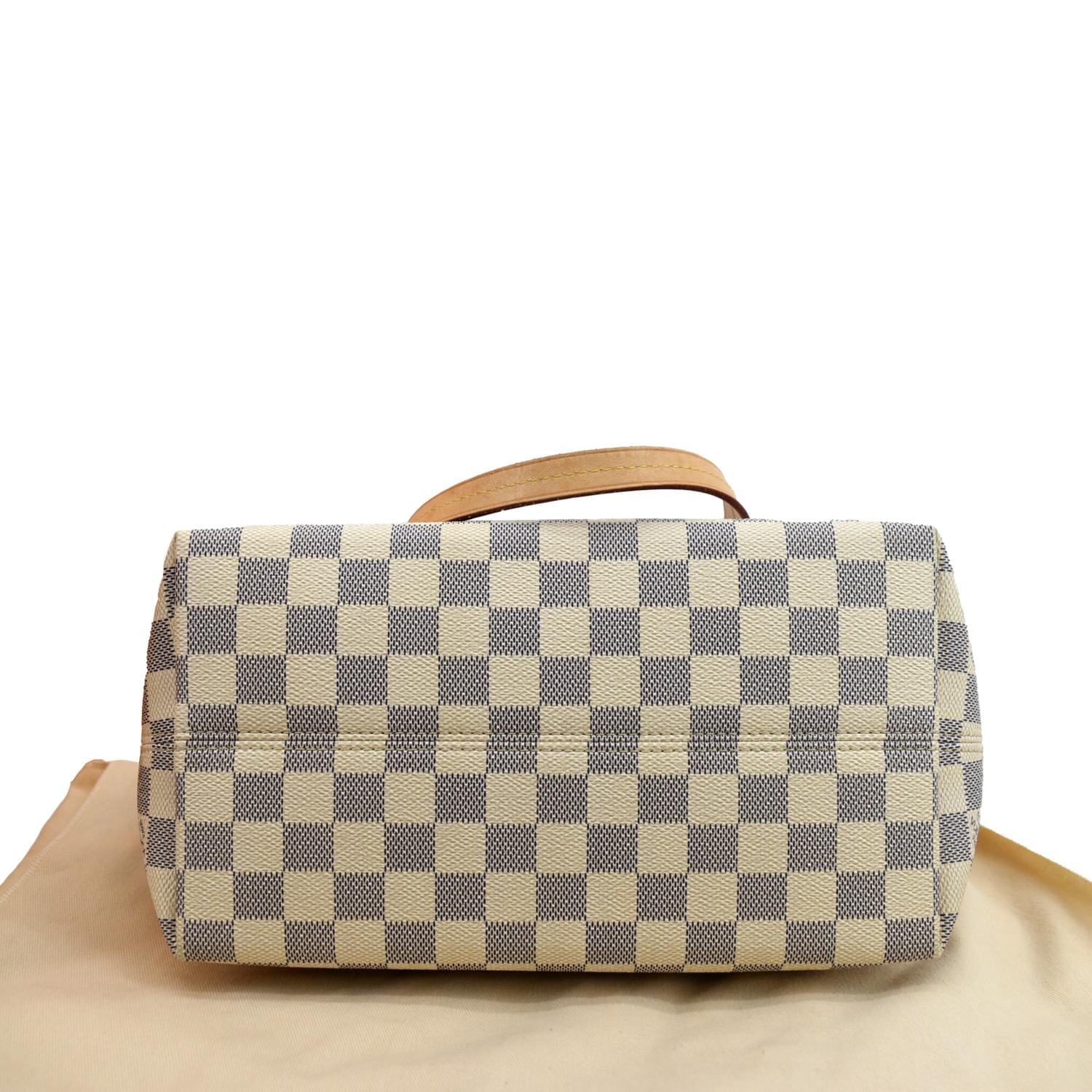 LOUIS VUITTON Iena PM Damier Azur Shoulder Bag White