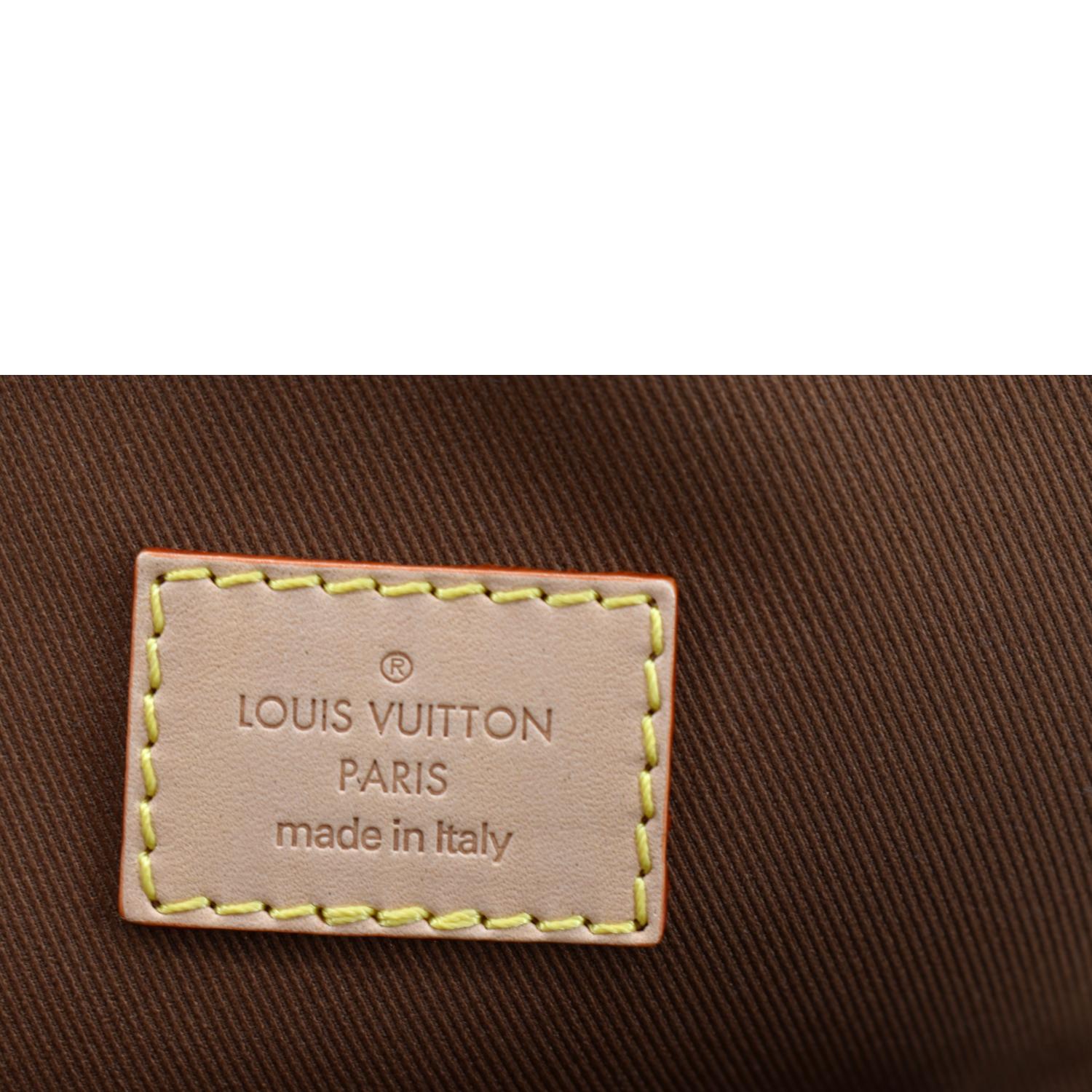 Auth Louis Vuitton Monogram Eclipse PACKING CUBE PM Travel Pouch M44697  h28343a