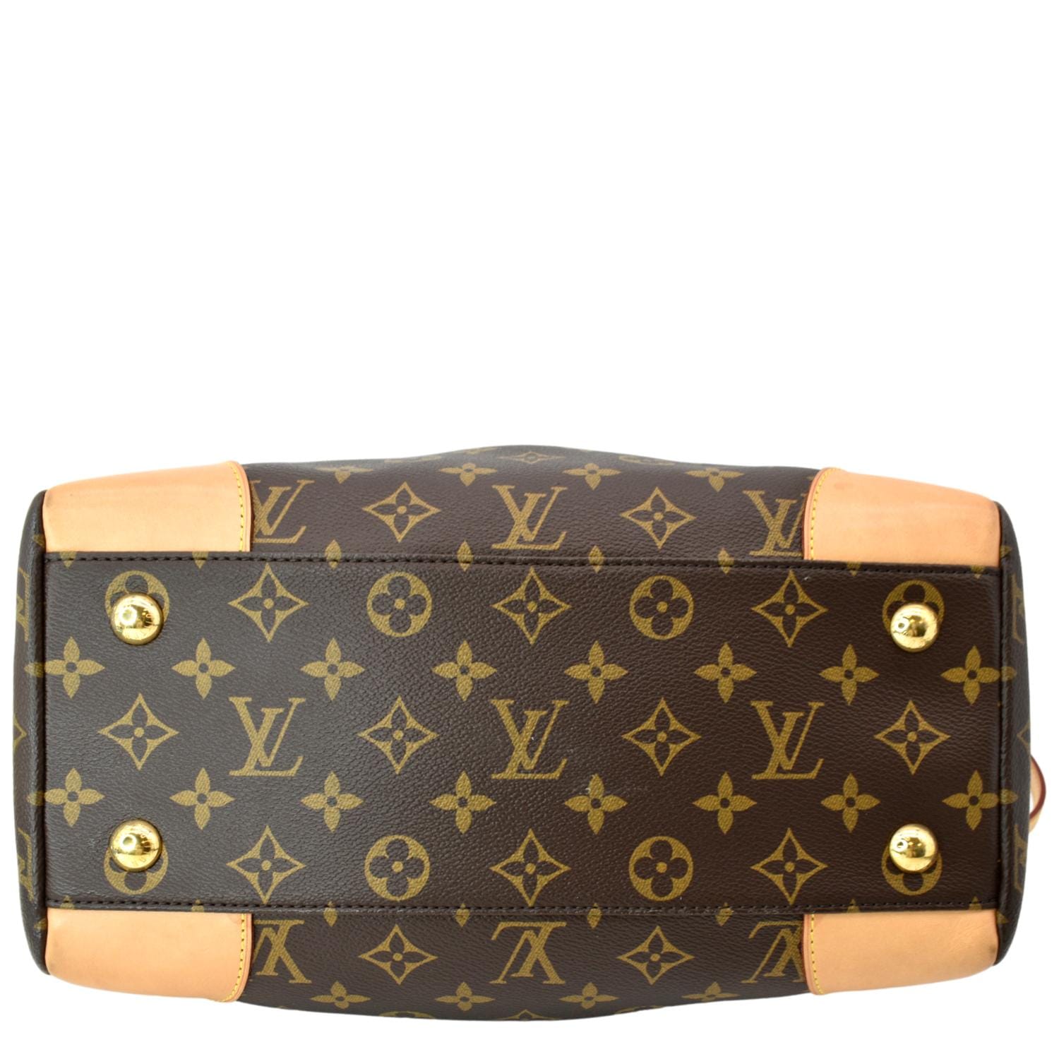 Louis Vuitton flat Monogram canvas crossbody bag, rubber…