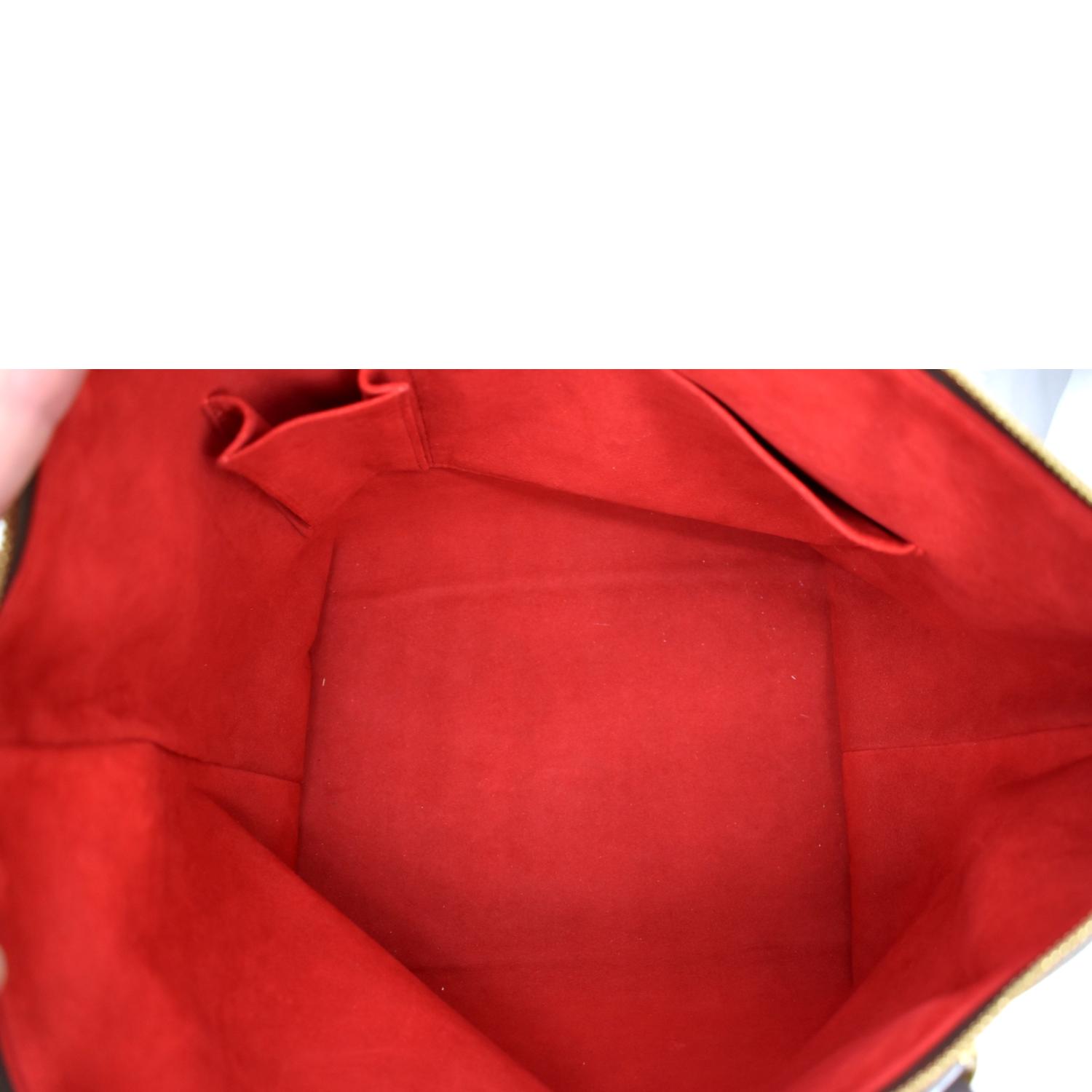 Saleya leather handbag Louis Vuitton Beige in Leather - 35399697