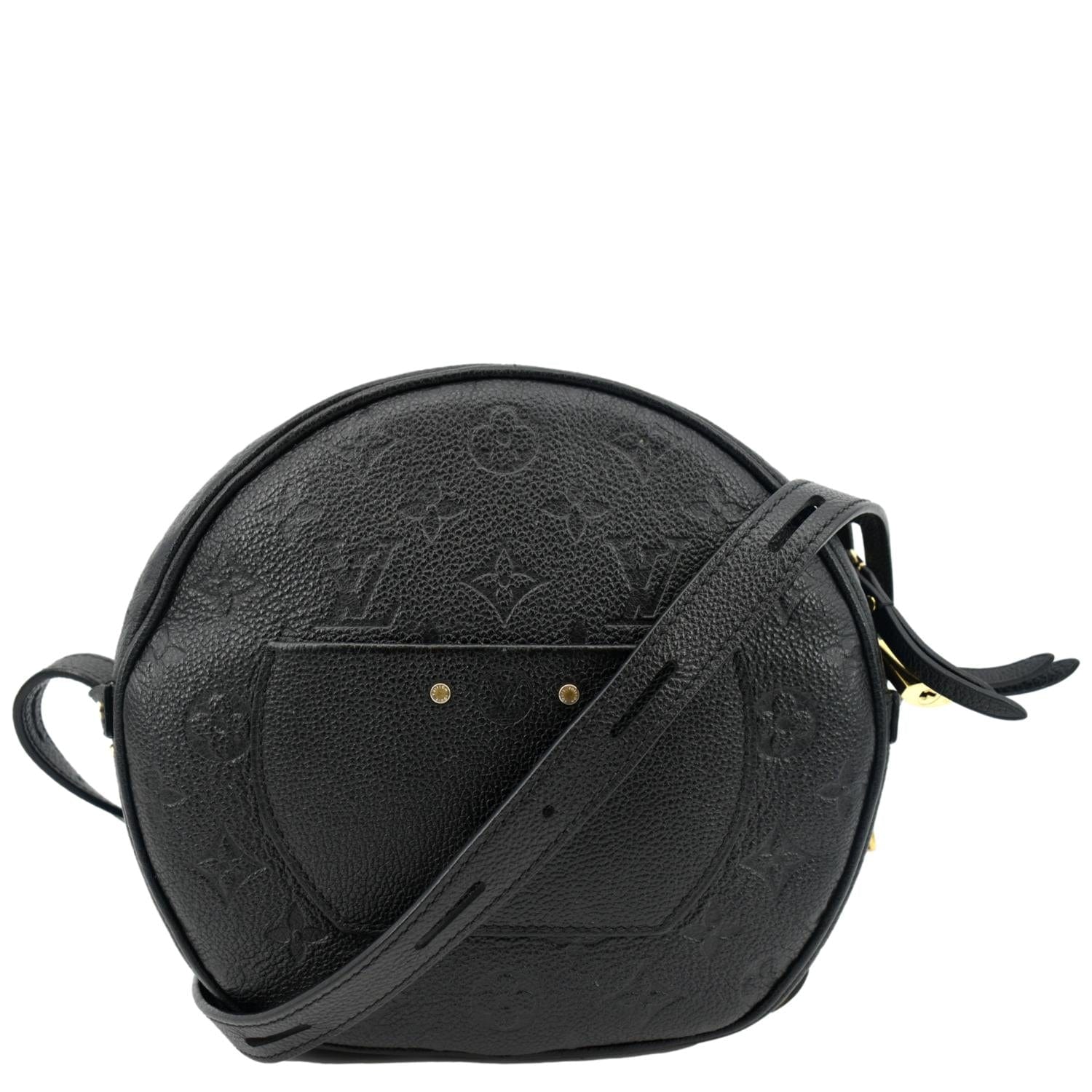 Boîte chapeau souple leather crossbody bag Louis Vuitton Black in Leather -  30557612
