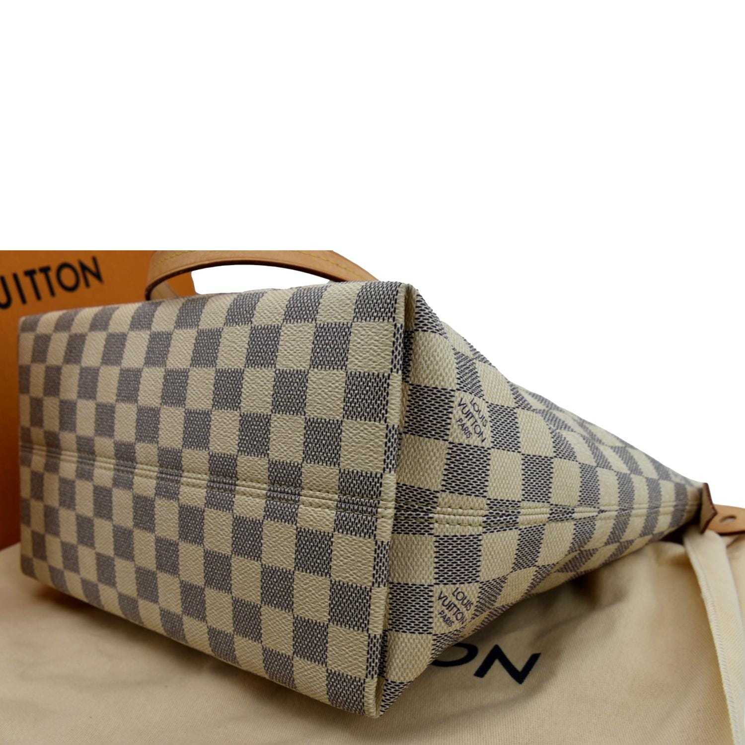 Louis Vuitton Damier Azur Iena Tote Bag PM, Designer Brand, Authentic Louis  Vuitton