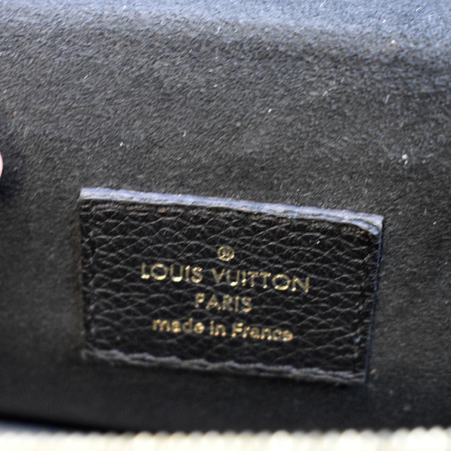 LOUIS VUITTON Victoire Monogram Canvas Crossbody Bag Navy Blue