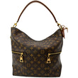 LOUIS VUITTON Melie Monogram Canvas Hobo Bag Brown