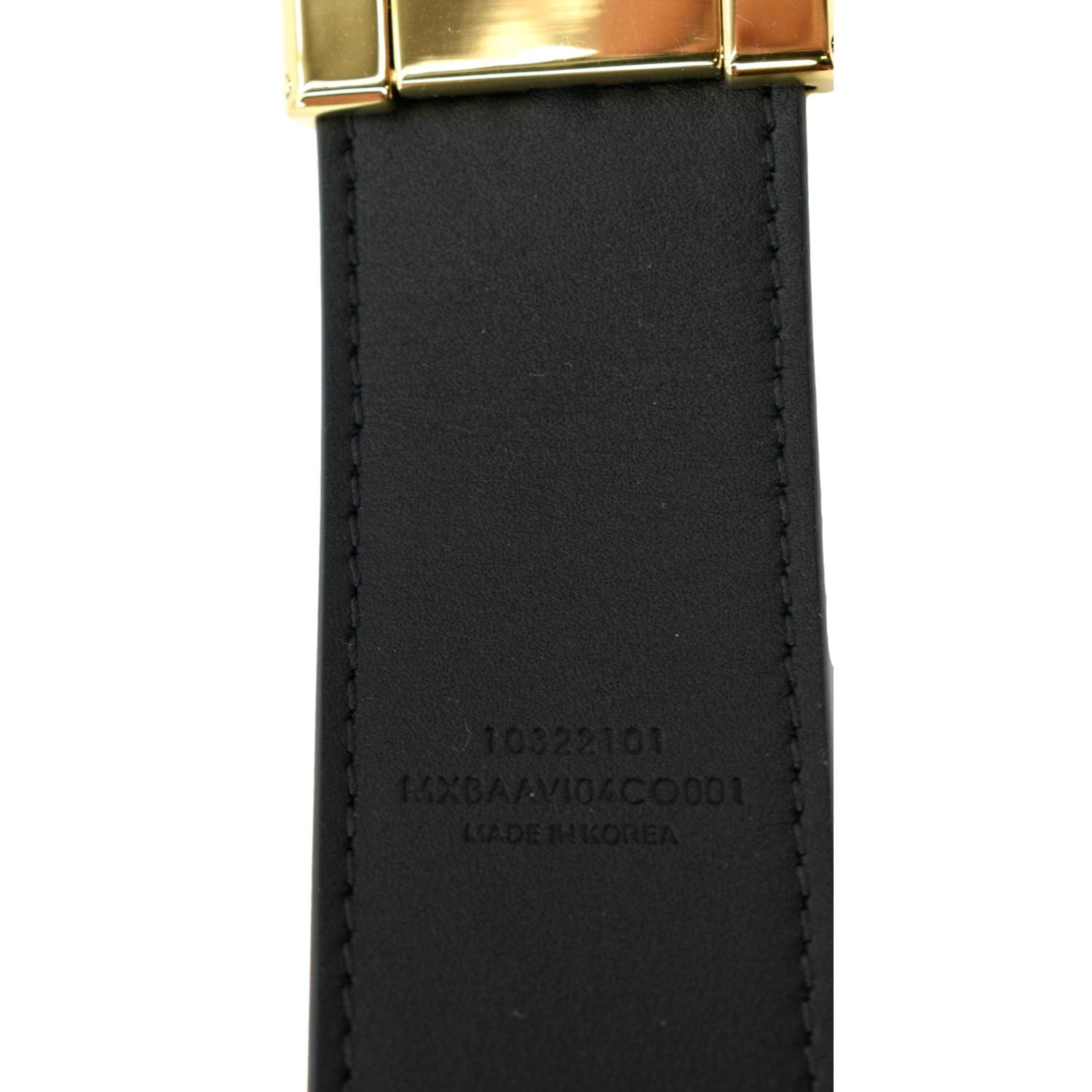 MCM Claus M Reversible Belt Cognac