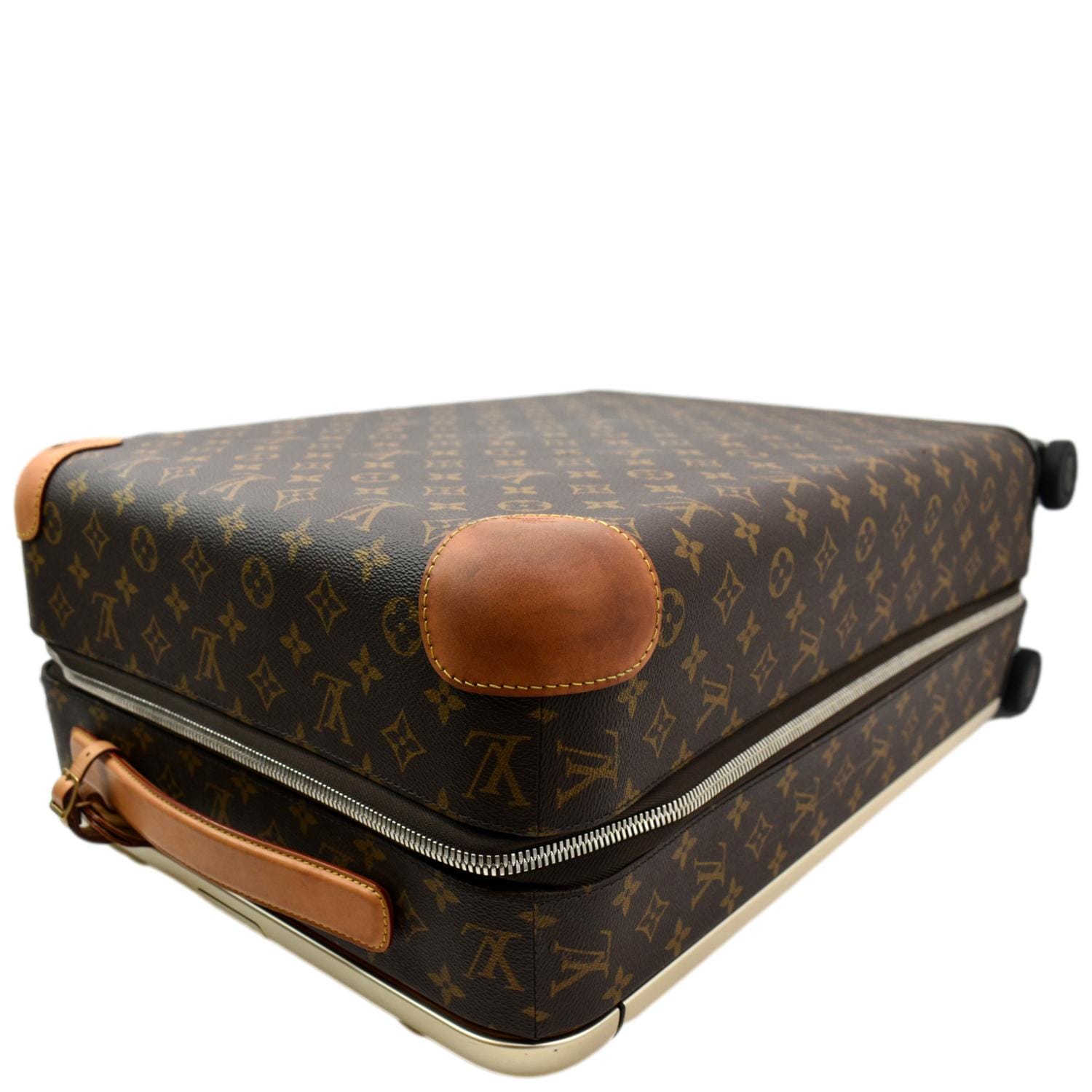 Horizon 55 leather travel bag Louis Vuitton Brown in Leather