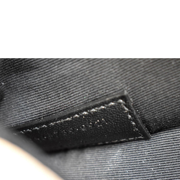 YVES SAINT LAURENT Uptown Envelope Grain De Poudre Leather Clutch Beige