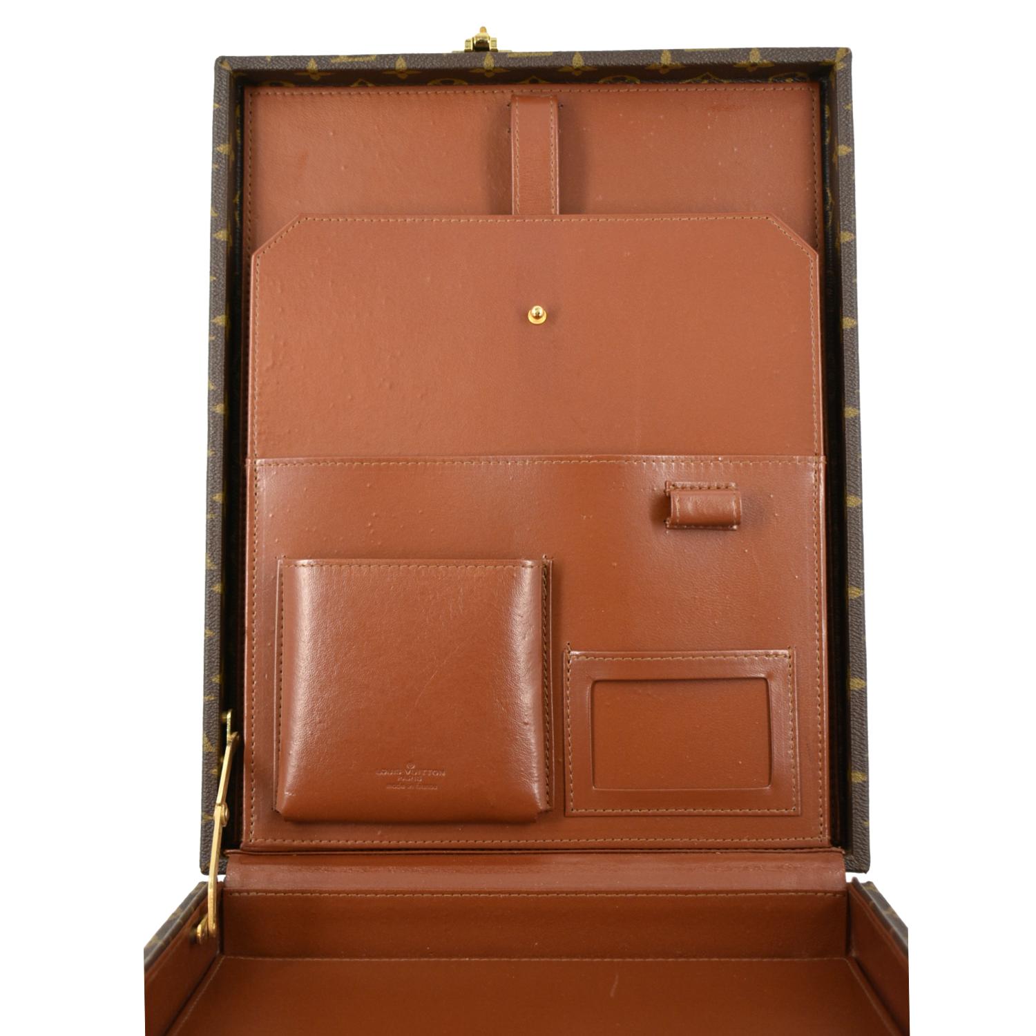 vuitton monogram president classeur briefcase
