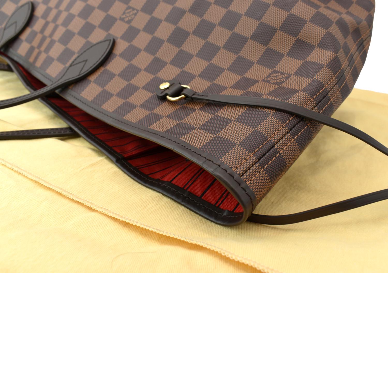 Authentic Louis Vuitton Damier Neverfull GM Shoulder Tote Bag N51106 LV  J7158
