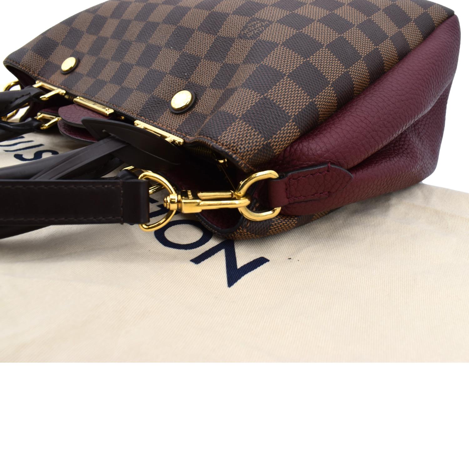 LOUIS VUITTON Brittany Damier Ebene Shoulder Bag Brown