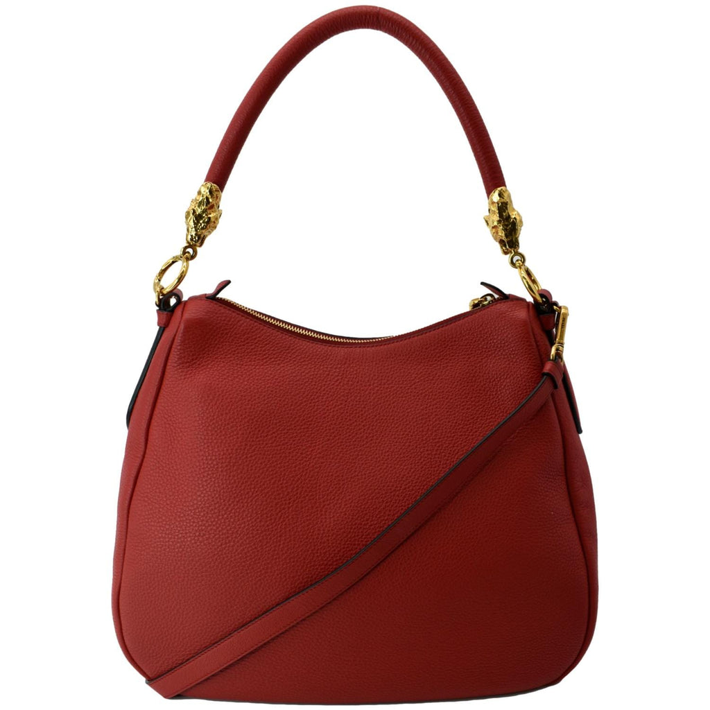 Prada Vitello Daino Leather Hobo Bag RedDallas Handbags