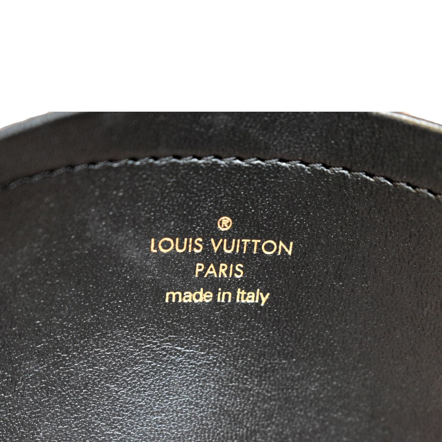Louis Vuitton Coussin Pochette Black Monogram Embossed Leather Bag New Tag