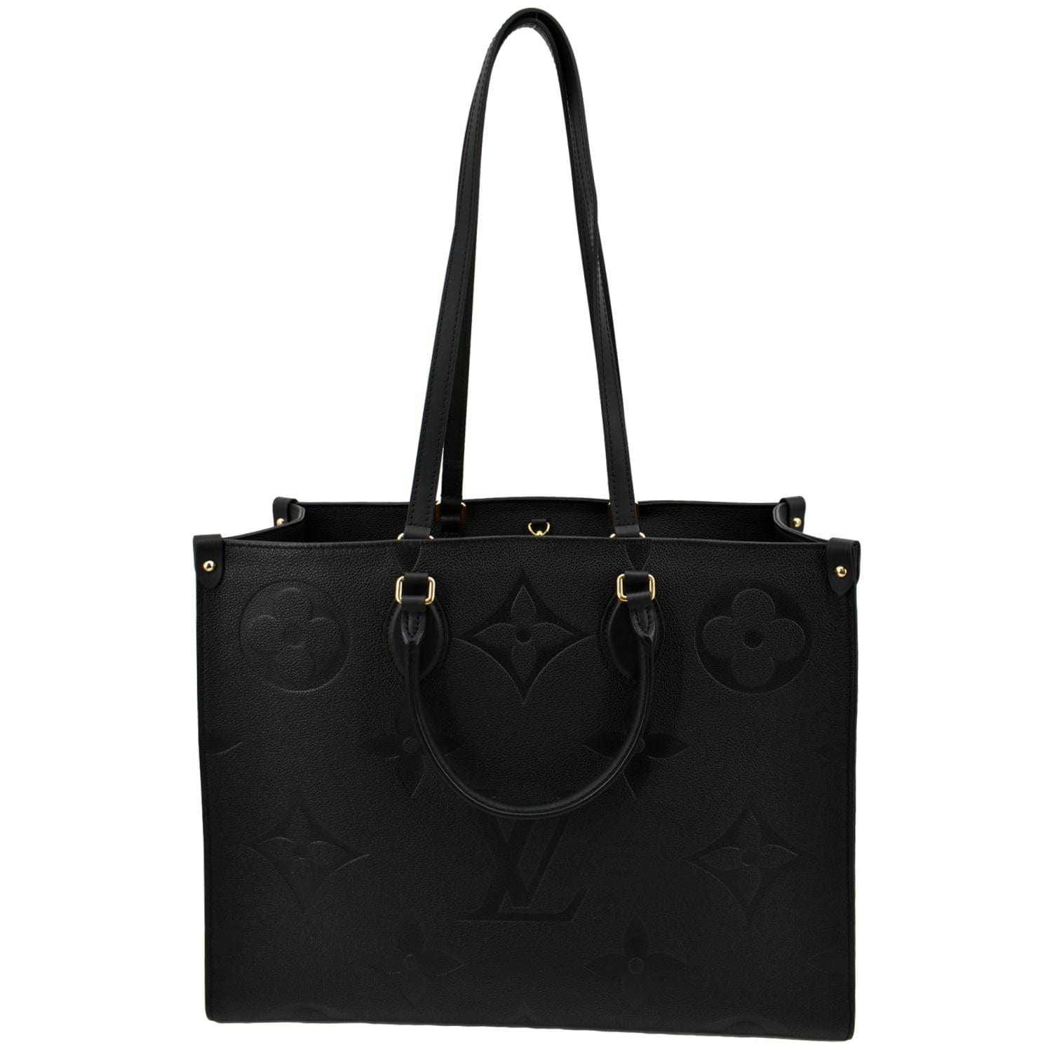 Louis Vuitton Onthego GM Monogram Empreinte Tote Bag - Front 