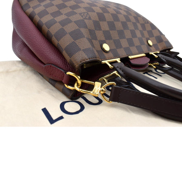LOUIS VUITTON Brittany Damier Ebene Shoulder Bag Brown