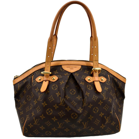LOUIS VUITTON Tivoli GM Monogram Canvas Shoulder Bag Brown