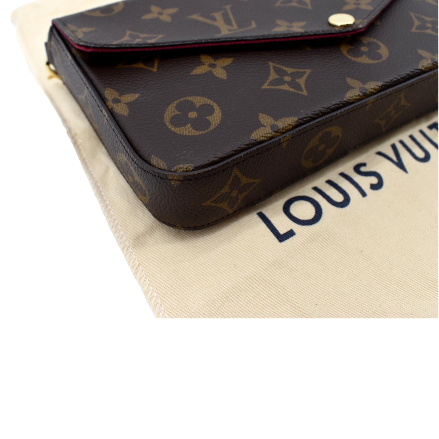 Louis Vuitton Monogram Canvas Felicie Pochette Brown ref.637053