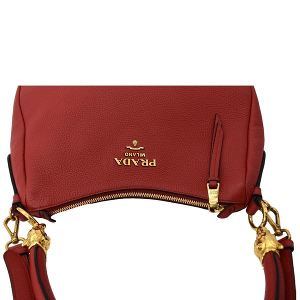 Prada Vitello Daino Leather Hobo Bag-Dallas Designer