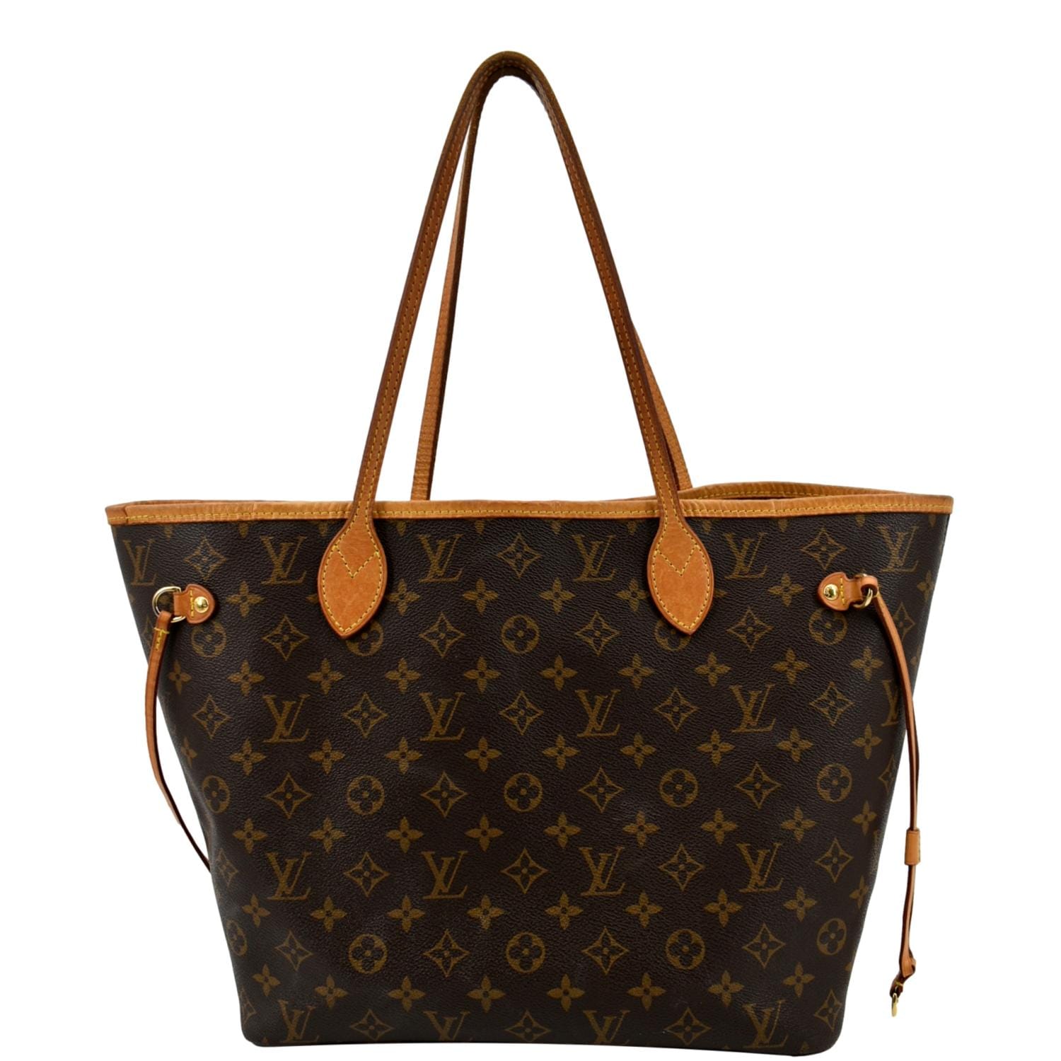 Louis Vuitton Neverfull MM Monogram Canvas Tote Bag - Back