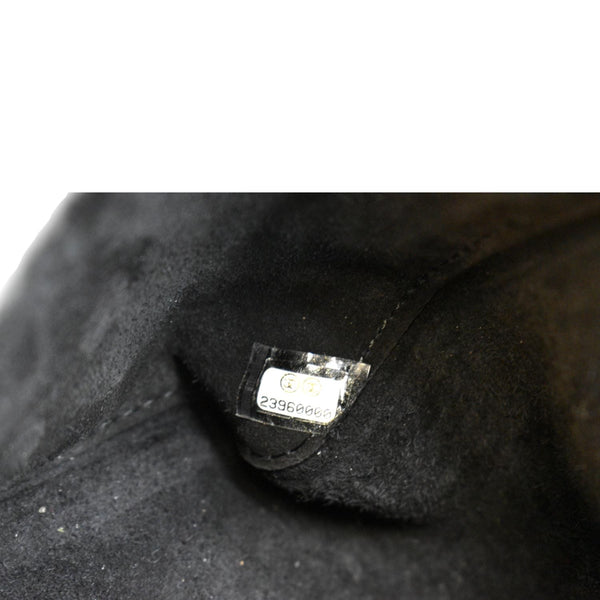 CHANEL Classic Medium Double Flap Caviar Leather Shoulder Bag Black