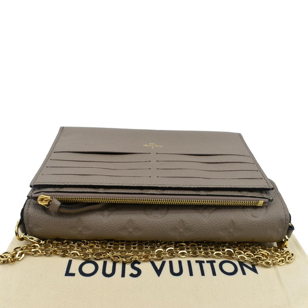 Louis Vuitton Pochette Felicie Monogram Leather Wallet  - Top