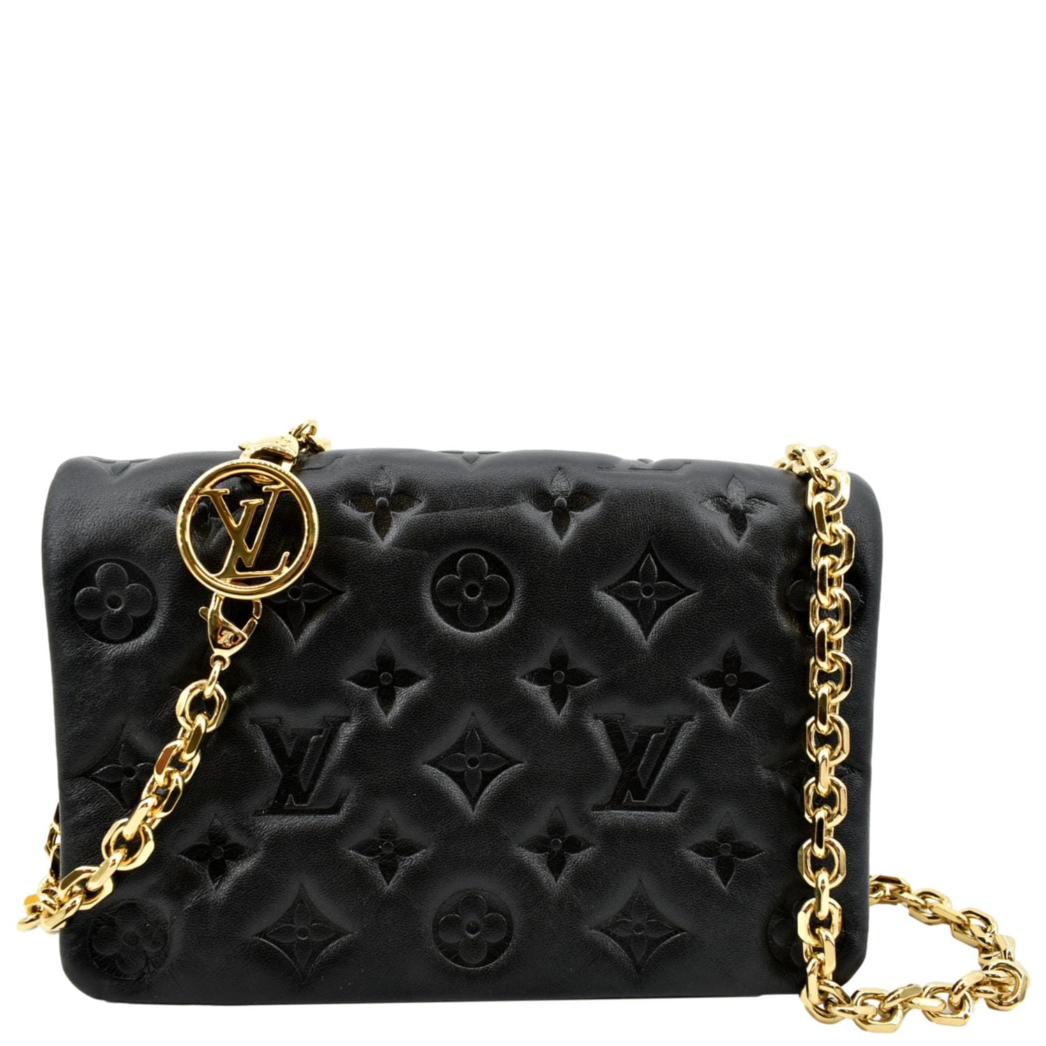 Louis Vuitton Coussin Monogram Embossed Crossbody Bag - Front