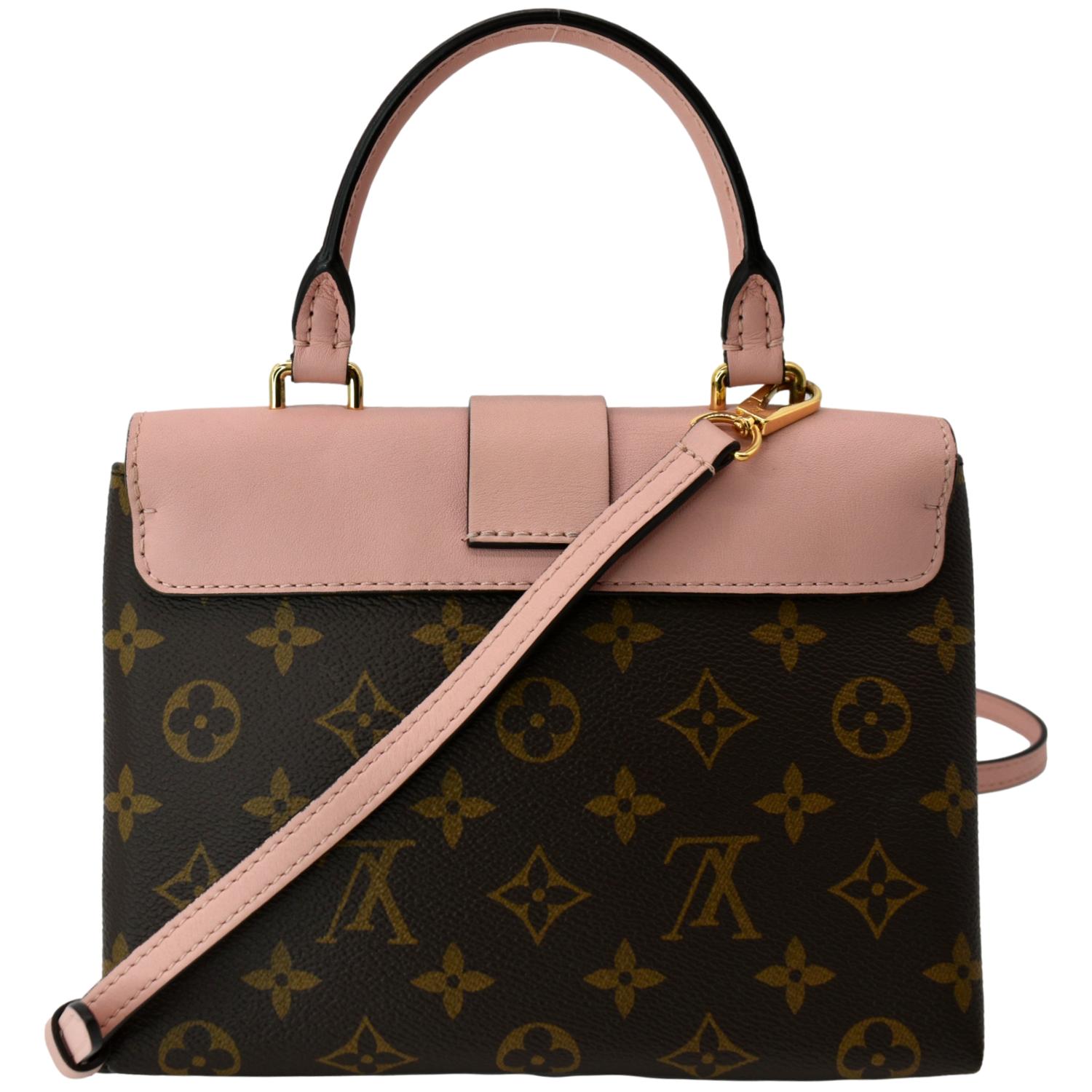 LOUIS VUITTON Locky BB Monogram Canvas Crossbody Bag Rose Poudré