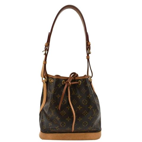 LOUIS VUITTON Neonoe MM Monogram Canvas Shoulder Bag Brown