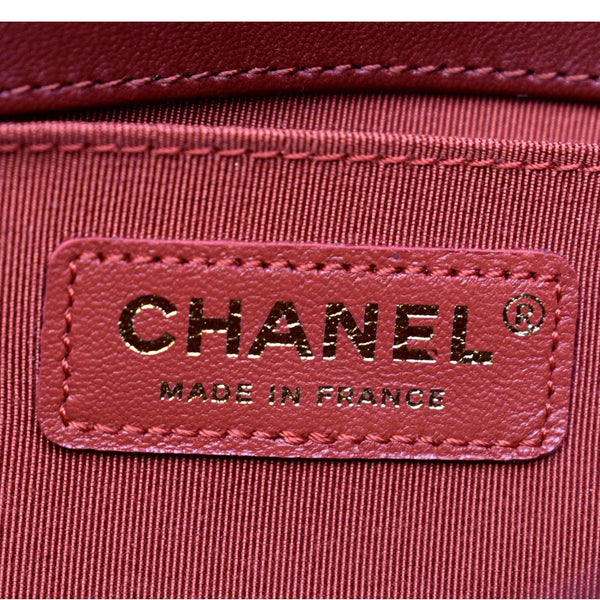 Chanel Medium Boy Flap Calf Leather Shoulder Bag Red - Made In France