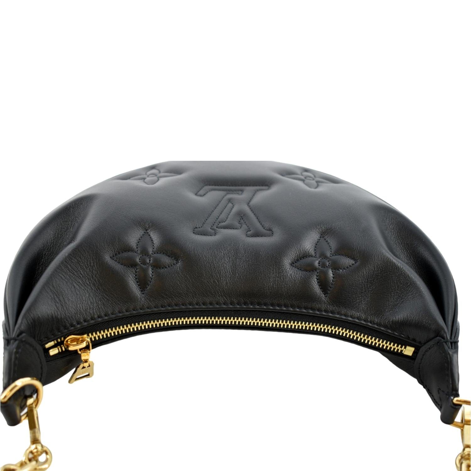 Louis Vuitton Black Leather Over The Moon Monogram Crossbody Bag For Sale  at 1stDibs