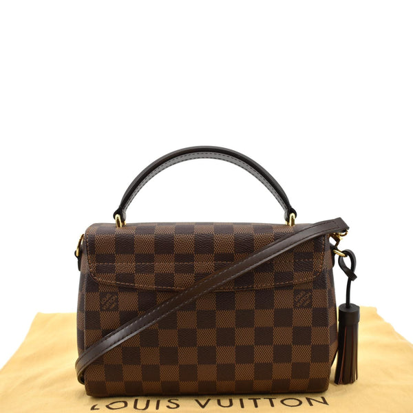 LOUIS VUITTON Croisette Damier Ebene Crossbody Bag Brown