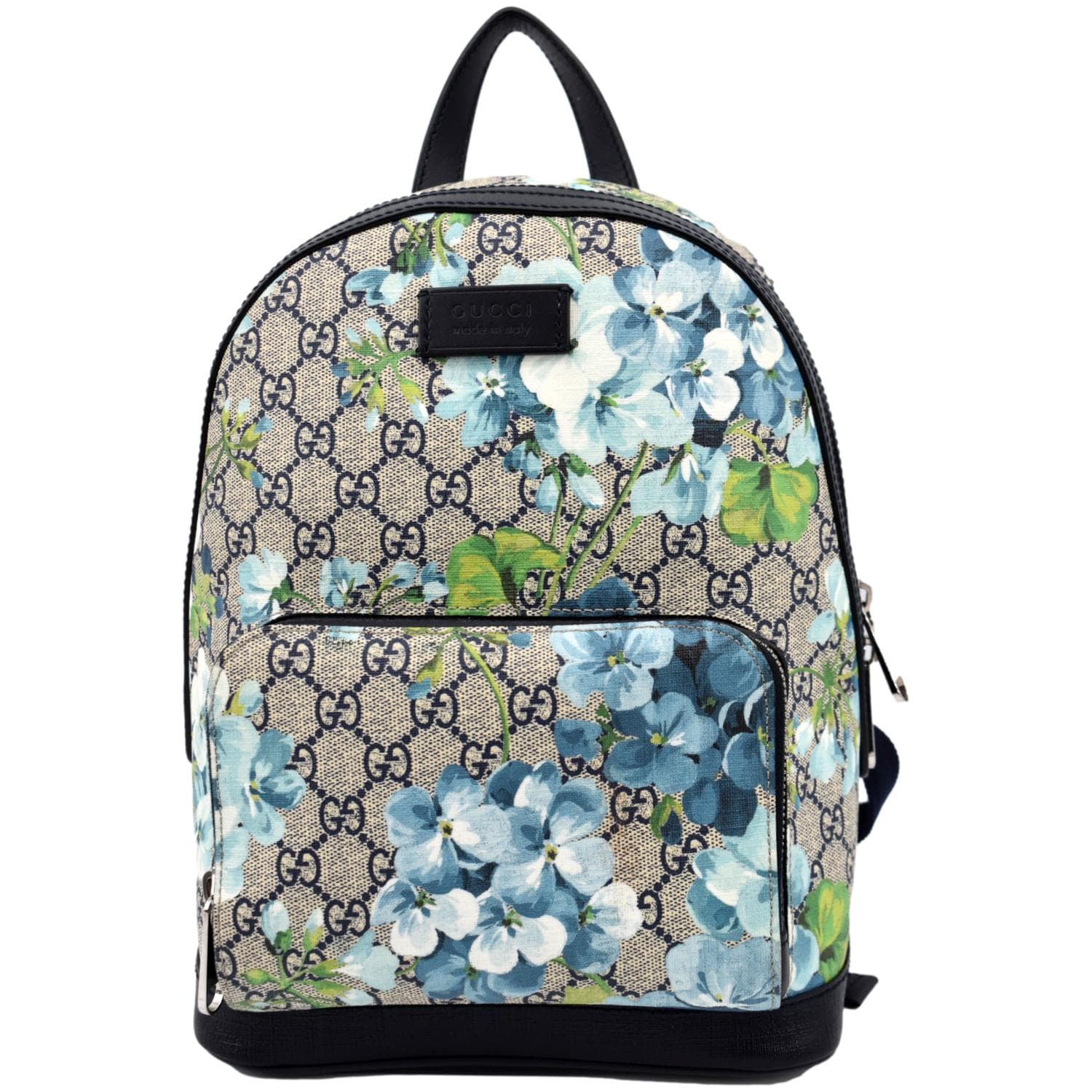 GUCCI Blooms GG Supreme Monogram Backpack Light Blue 546327