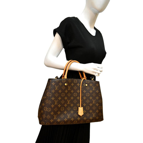 Louis Vuitton Montaigne GM Monogram Canvas Shoulder Bag - Full View