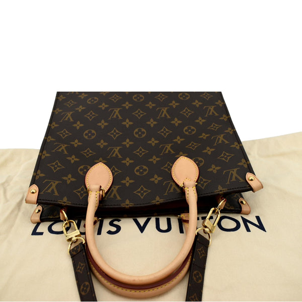 Louis Vuitton Sac Plat PM Monogram Tote Shoulder Bag - Top
