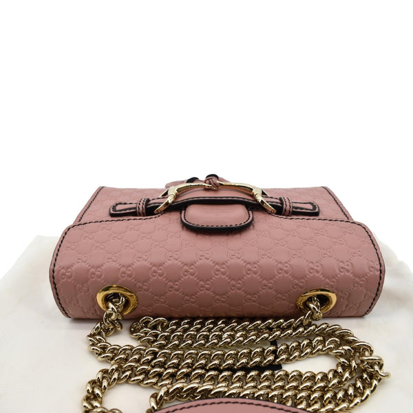 Gucci Emily Mini Micro GG Guccissima Leather Bag - Top