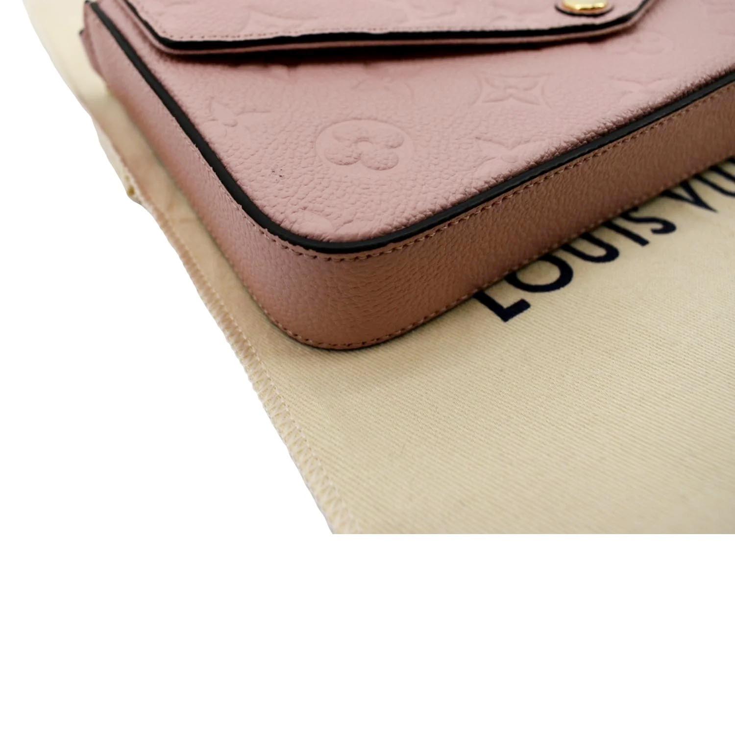 Louis Vuitton Felicie Pochette Empreinte Black Chain Wallet – Changes  Luxury Consignment