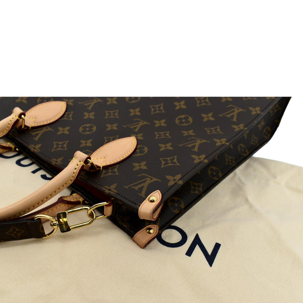 Louis Vuitton Sac Plat PM Monogram Tote Shoulder Bag - Top Left