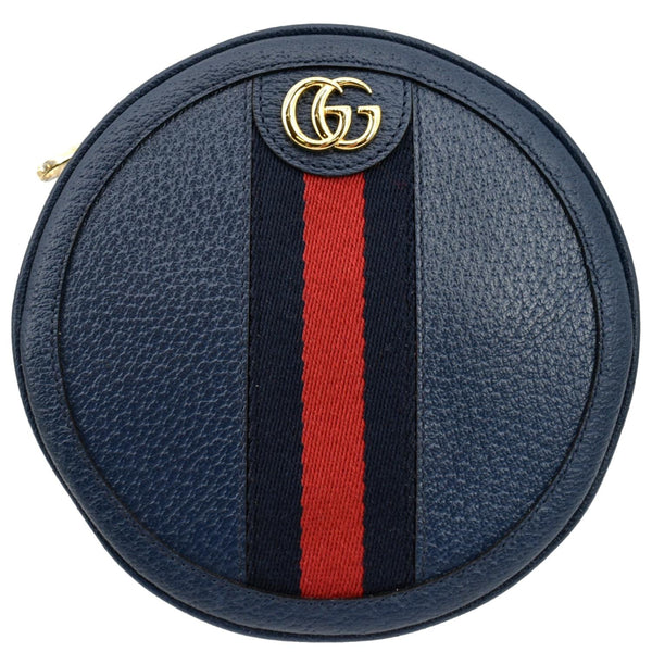 Gucci Ophidia Mini Flora GG Round Web Monogram Backpack - Front