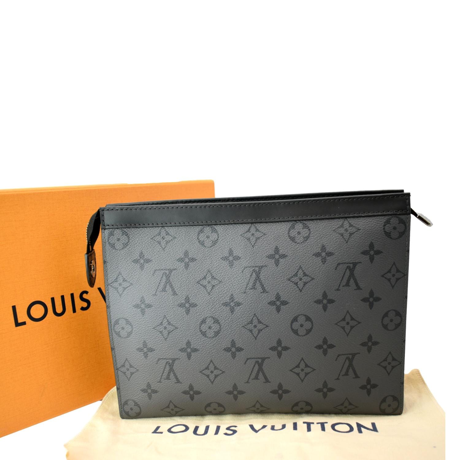 Louis Vuitton Voyage Monogram Eclipse Pochette Bag
