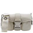 Prada Borsa Pocket Con Nappa Leather Shoulder Bag White - Front