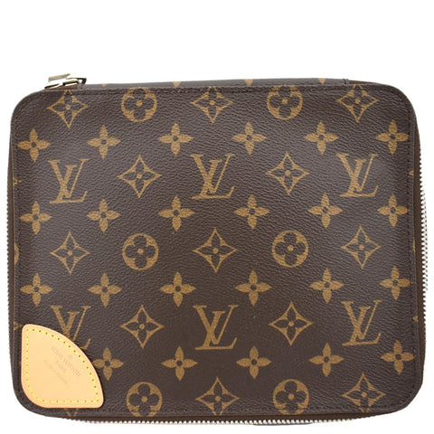 LOUIS VUITTON Horizon Monogram Canvas Accessories Pouch Brown