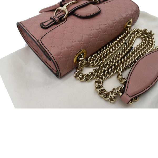 Gucci Emily Mini Micro GG Guccissima Leather Bag - Right Top