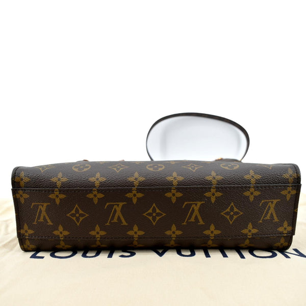 Louis Vuitton Sac Plat PM Monogram Tote Shoulder Bag - Bottom