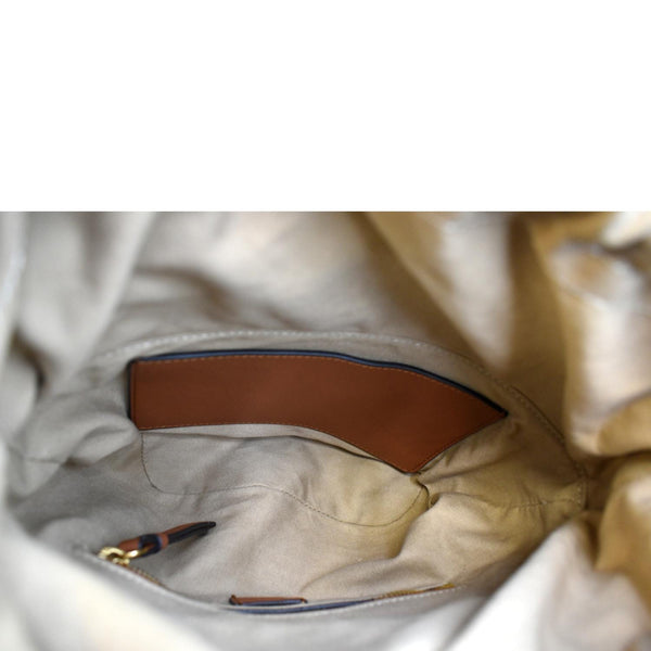 CHLOE Roy Small Calfskin Leather Bucket Shoulder Bag Brown