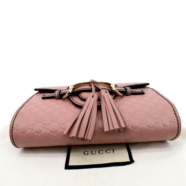 Gucci Emily Mini Micro GG Guccissima Leather Bag - Top